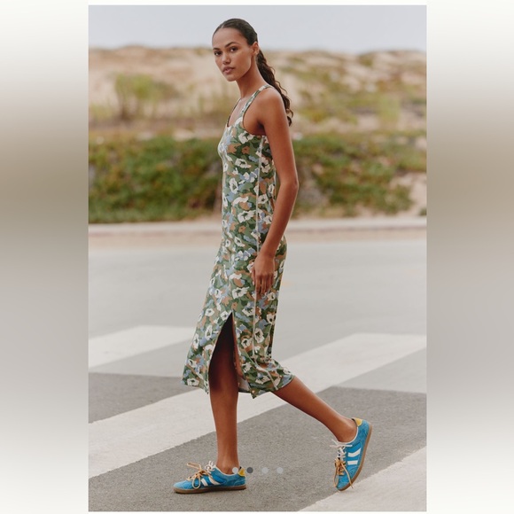 NWT Daily Practice Square Midi Dress - Picture 2 of 6